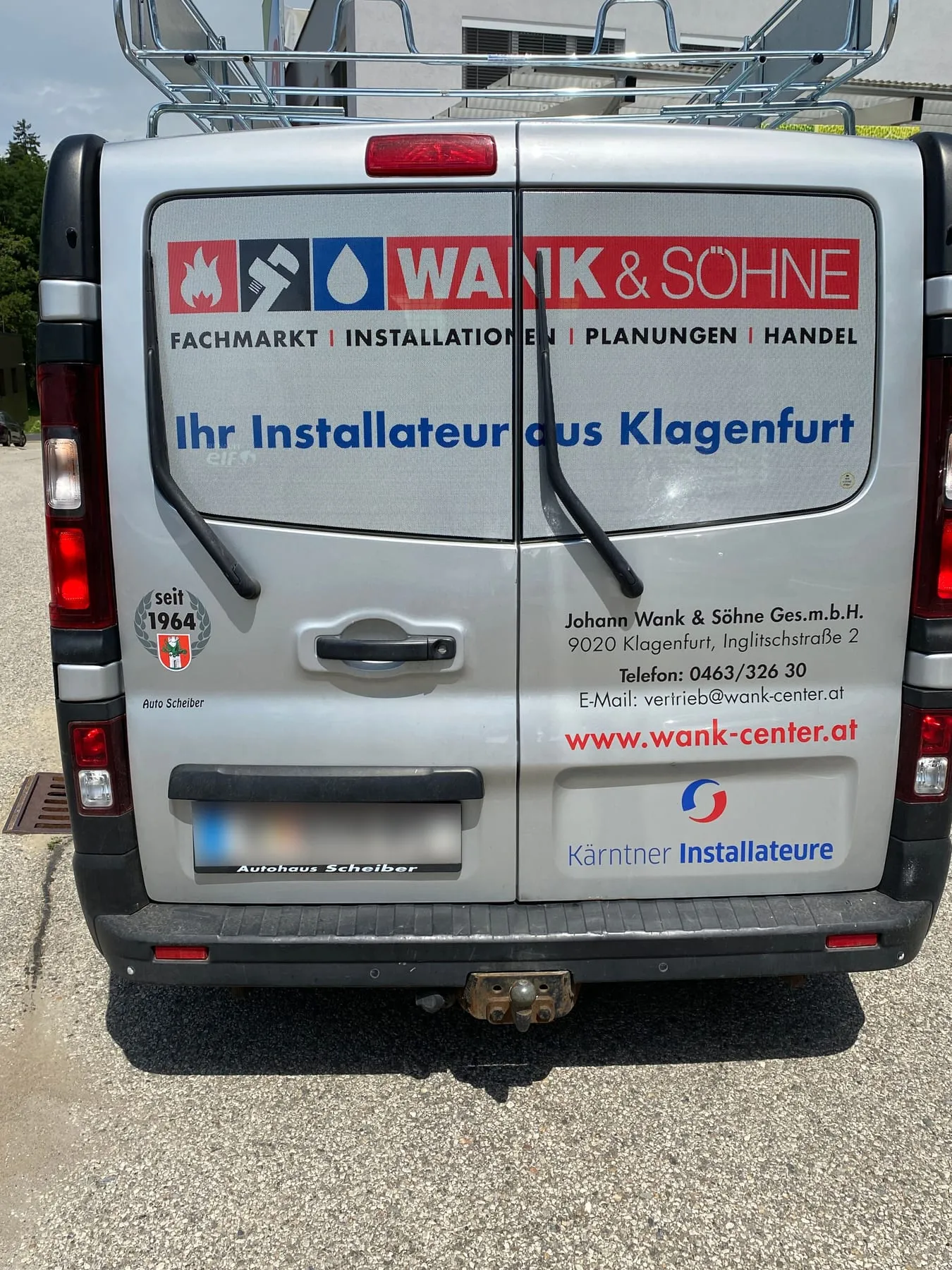 Hecktüren: „Ihr Installateur aus Klagenfurt“